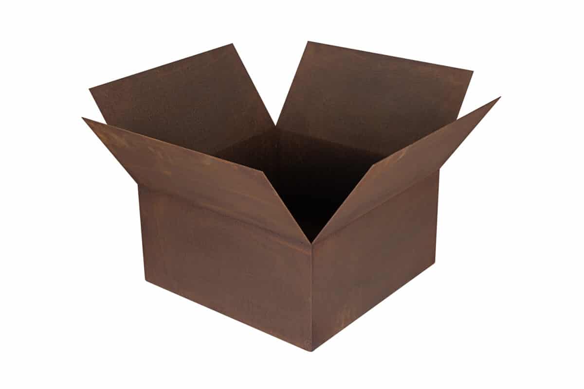 Vaso ferro acciaio corten, FR65, FR46