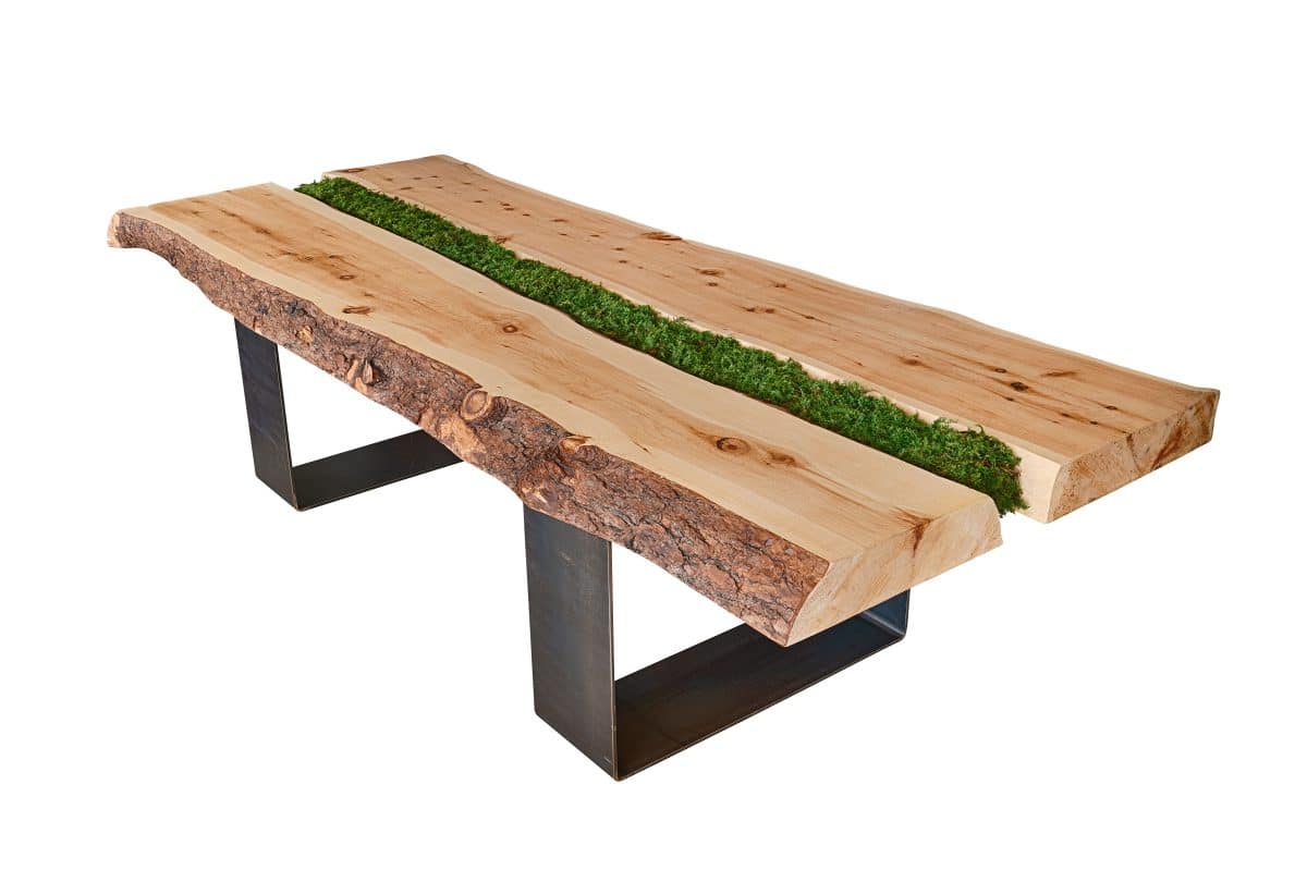 Tavolo in legno di Cirmolo (Pino Cembro)